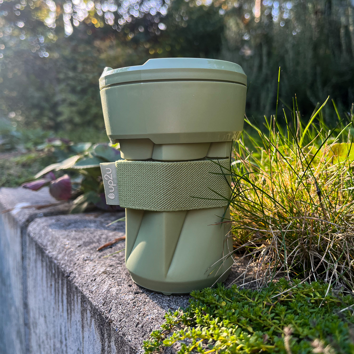 MuC My useful Cup® Kiwi - faltbarer Mehrwegbecher