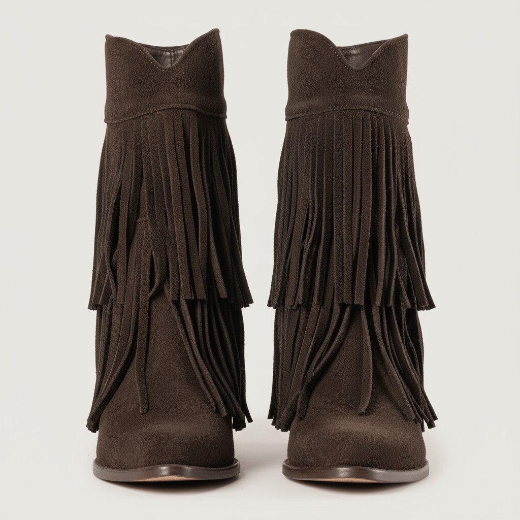 Bottes texanes Nevada marron foncé