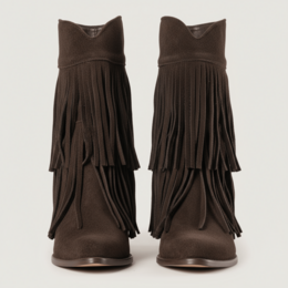 Bottes texanes Nevada marron foncé