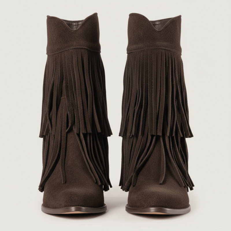 Bottes texanes Nevada marron foncé