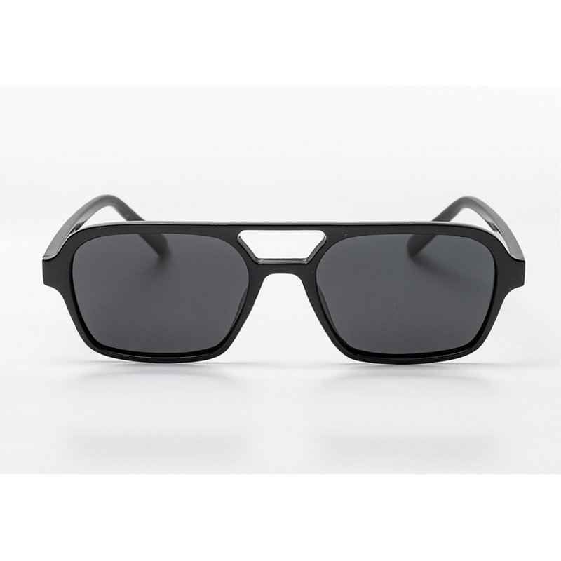 Black Square Unisex Sunglasses UV400 – Minimal Everyday Eyewear