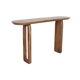Consolle toro in legno di mango marrone - 140 cm