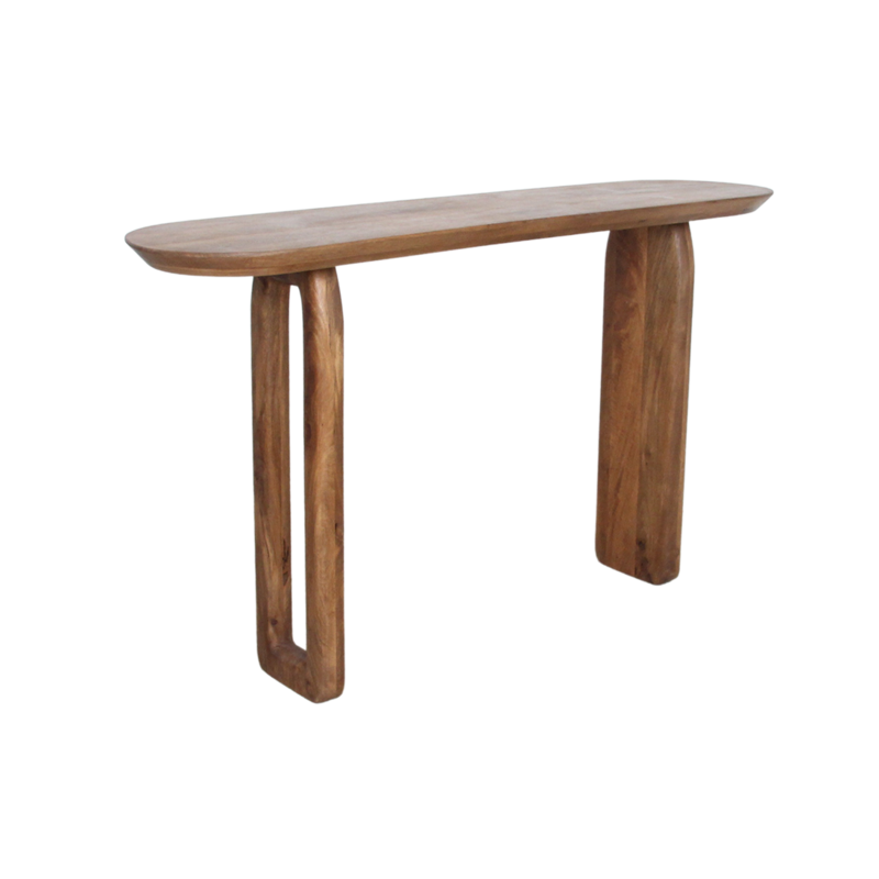 Consolle toro in legno di mango marrone - 140 cm