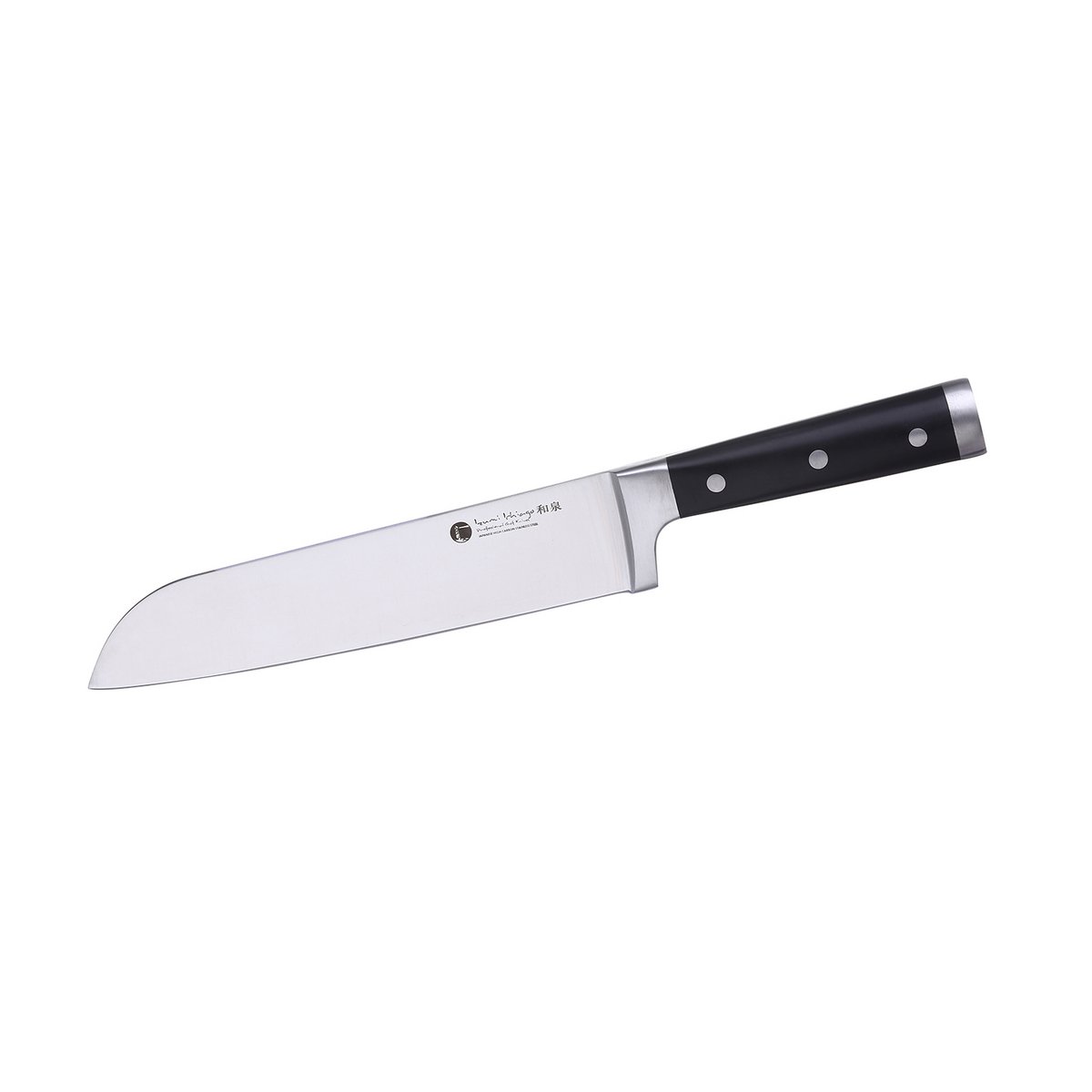 IZUMI ICHIAGO Santoku fish, meat and vegetable knife, Tecaran handle, "Professional Chef Knife"