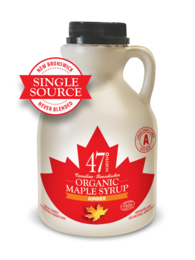 FONTE UNICA Sciroppo d'acero biologico, Canada Grado A, ambrato, ricco 500 ml