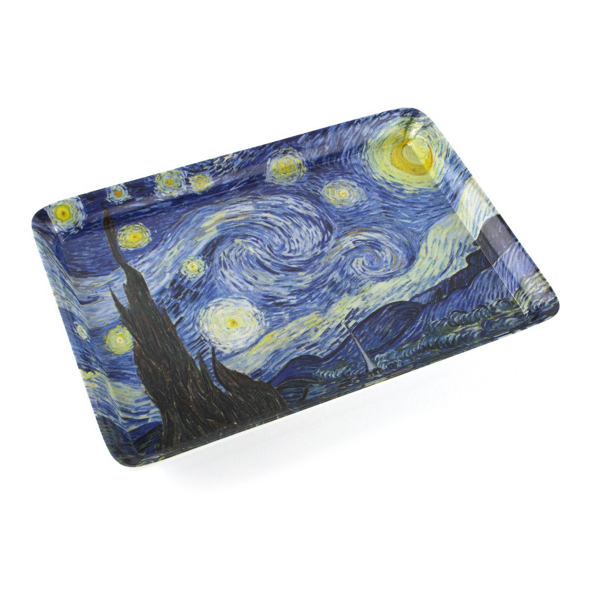 Plateau de service Mini, 21 x 14 cm, Van Gogh, Starry Night