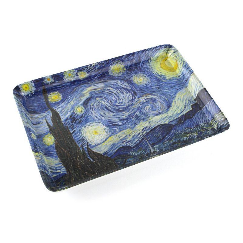 Plateau de service Mini, 21 x 14 cm, Van Gogh, Starry Night