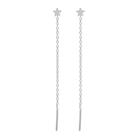 STUD THREADER EARRINGS STAR