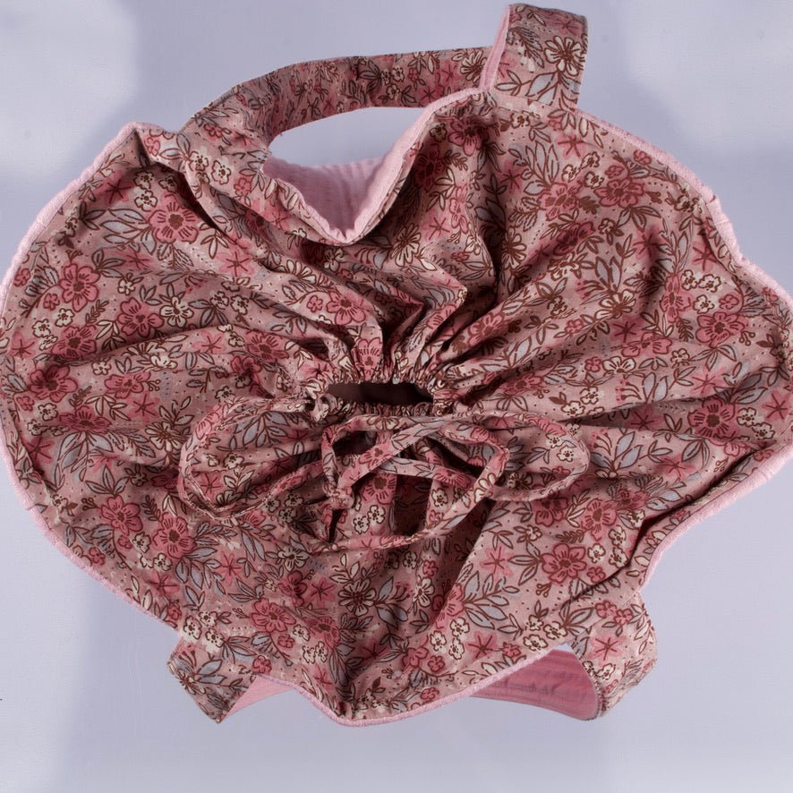 Tragetasche (L) - rosa aus Bio-Baumwolle