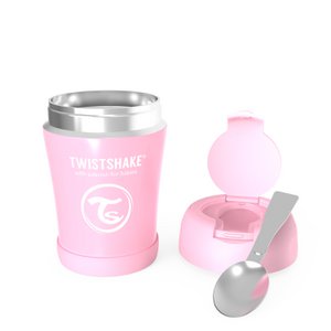 Lebensmittelbox in Pastellrosa