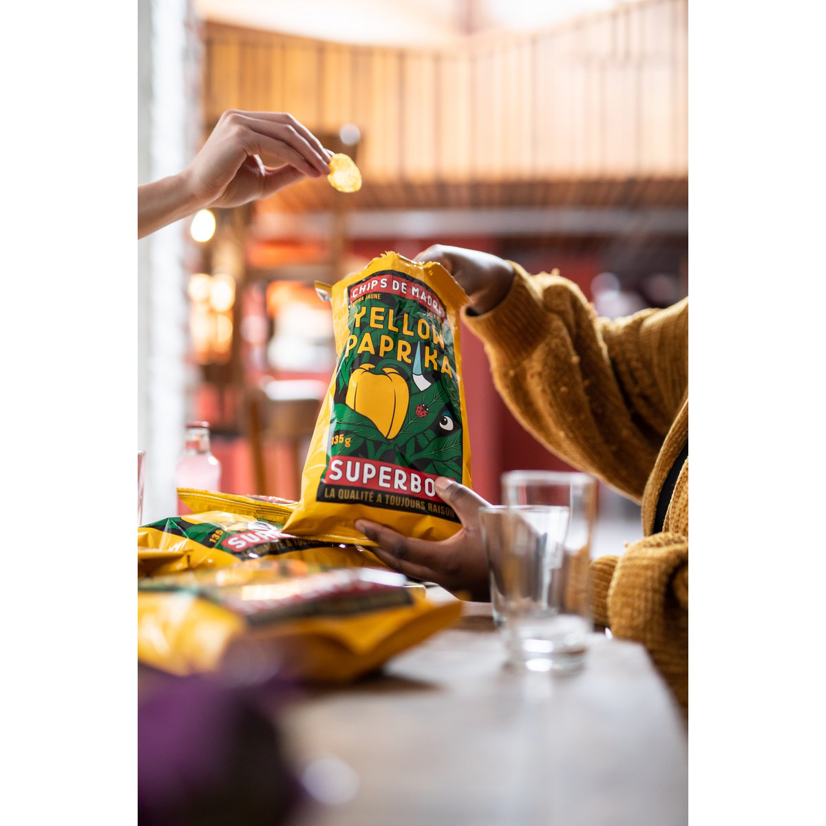 NEW - Yellow Paprika Crisps 45g