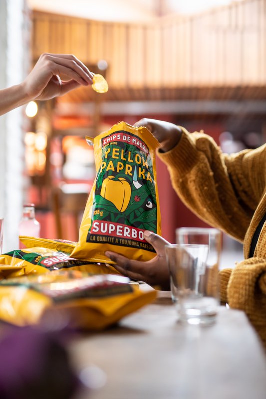 NEW - Yellow Paprika Crisps 45g
