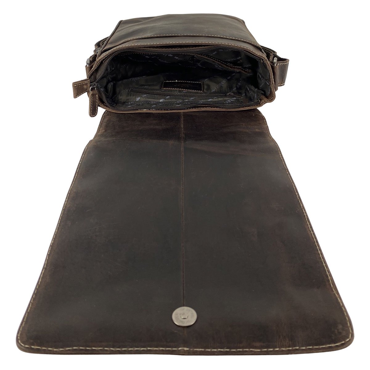 Sac Bandoulière En 3 Couleurs - Bandoulière - Cuir De Buffle - En 3 Couleurs