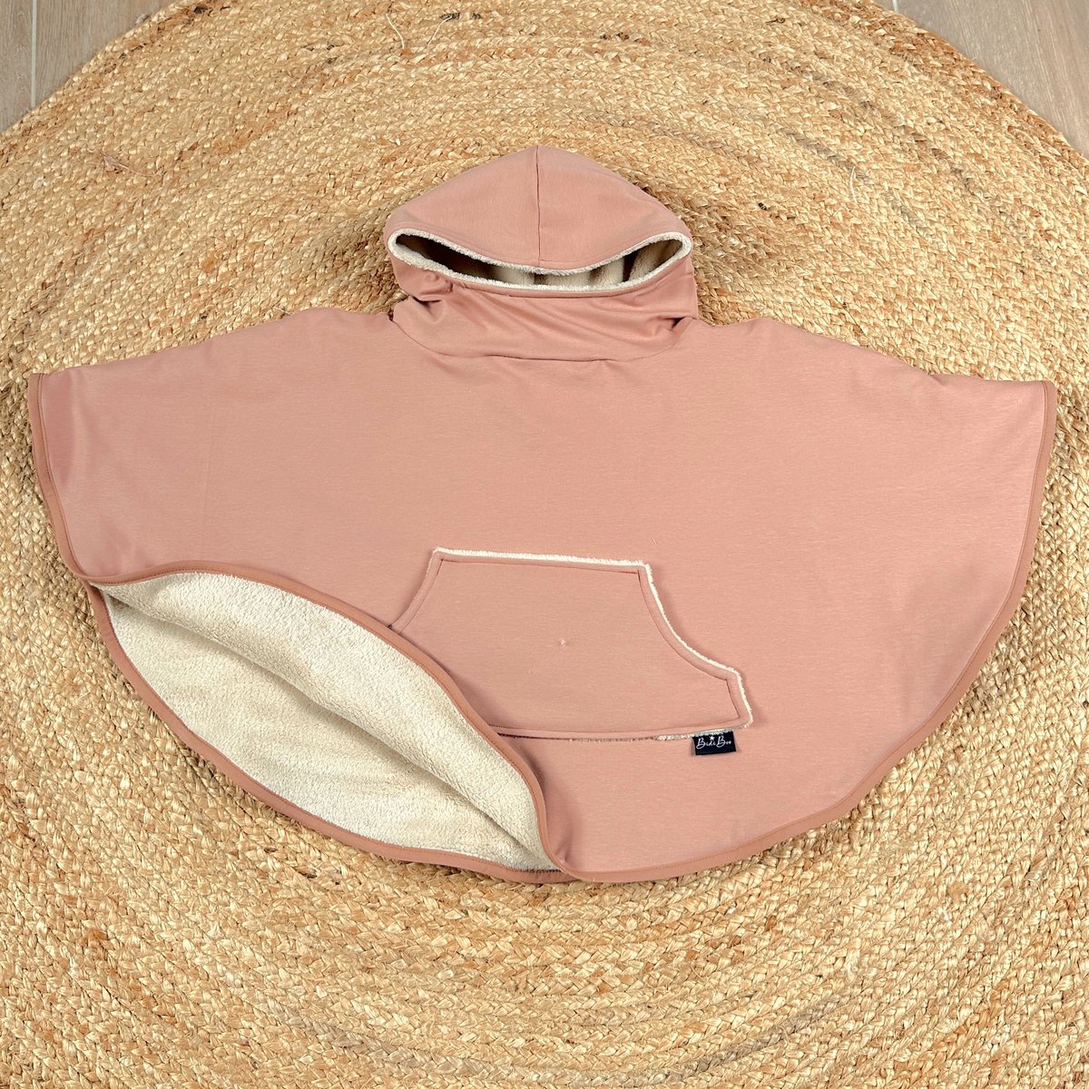 Poncho nocciola