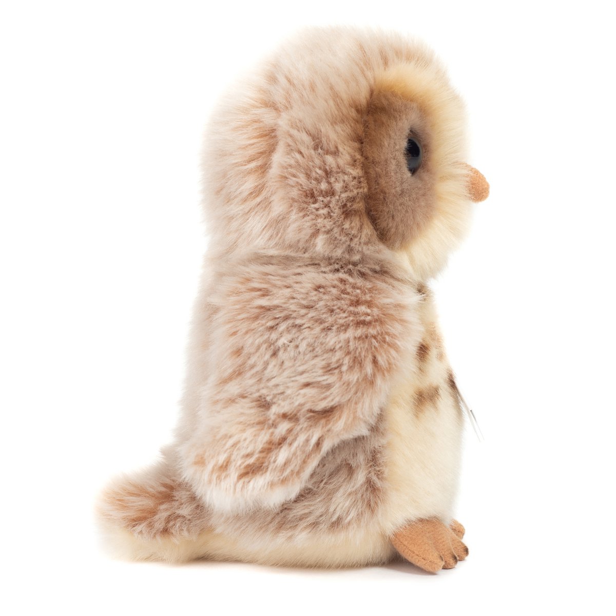 Uil lichtbruin 16 cm - knuffel - knuffeldier