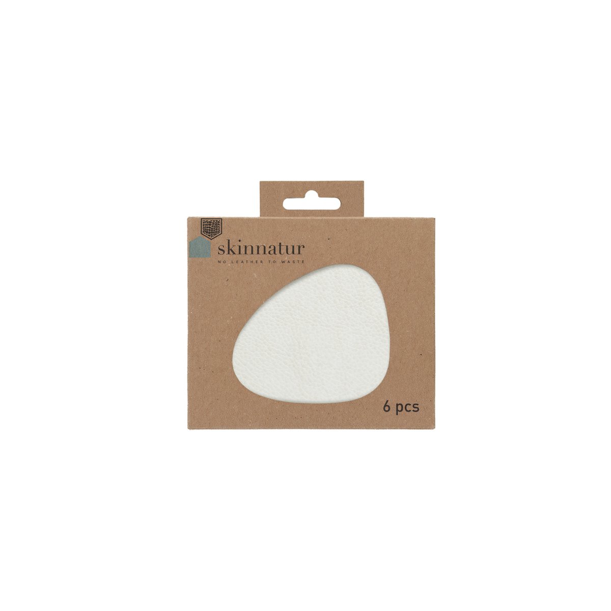 Simply white 13x11cm Pebble