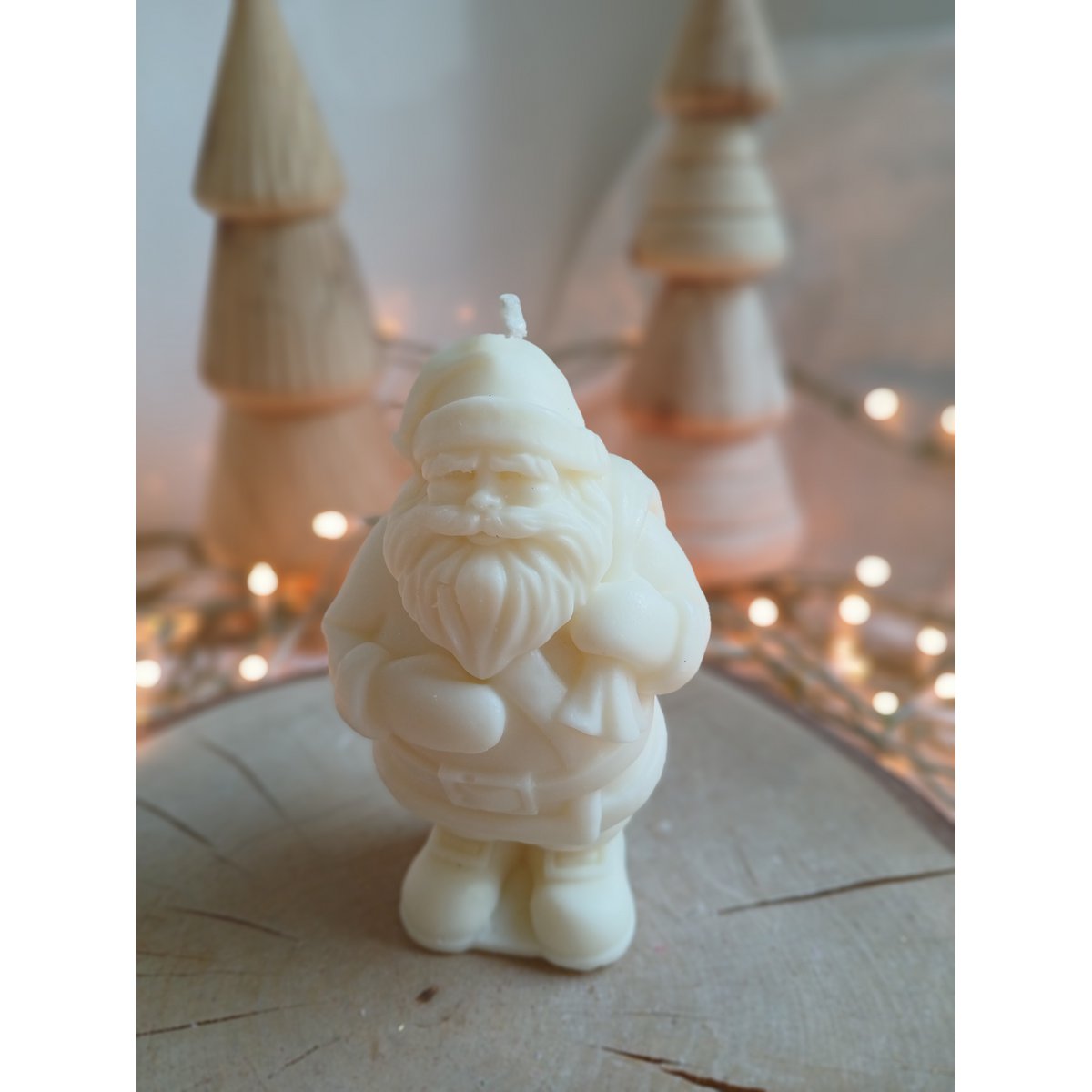 Weihnachtsmann-Kerze