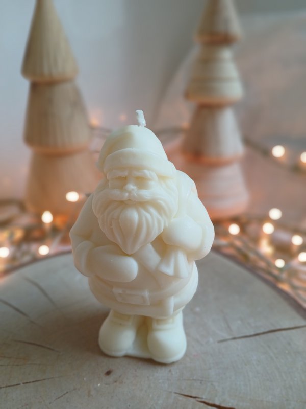 Weihnachtsmann-Kerze
