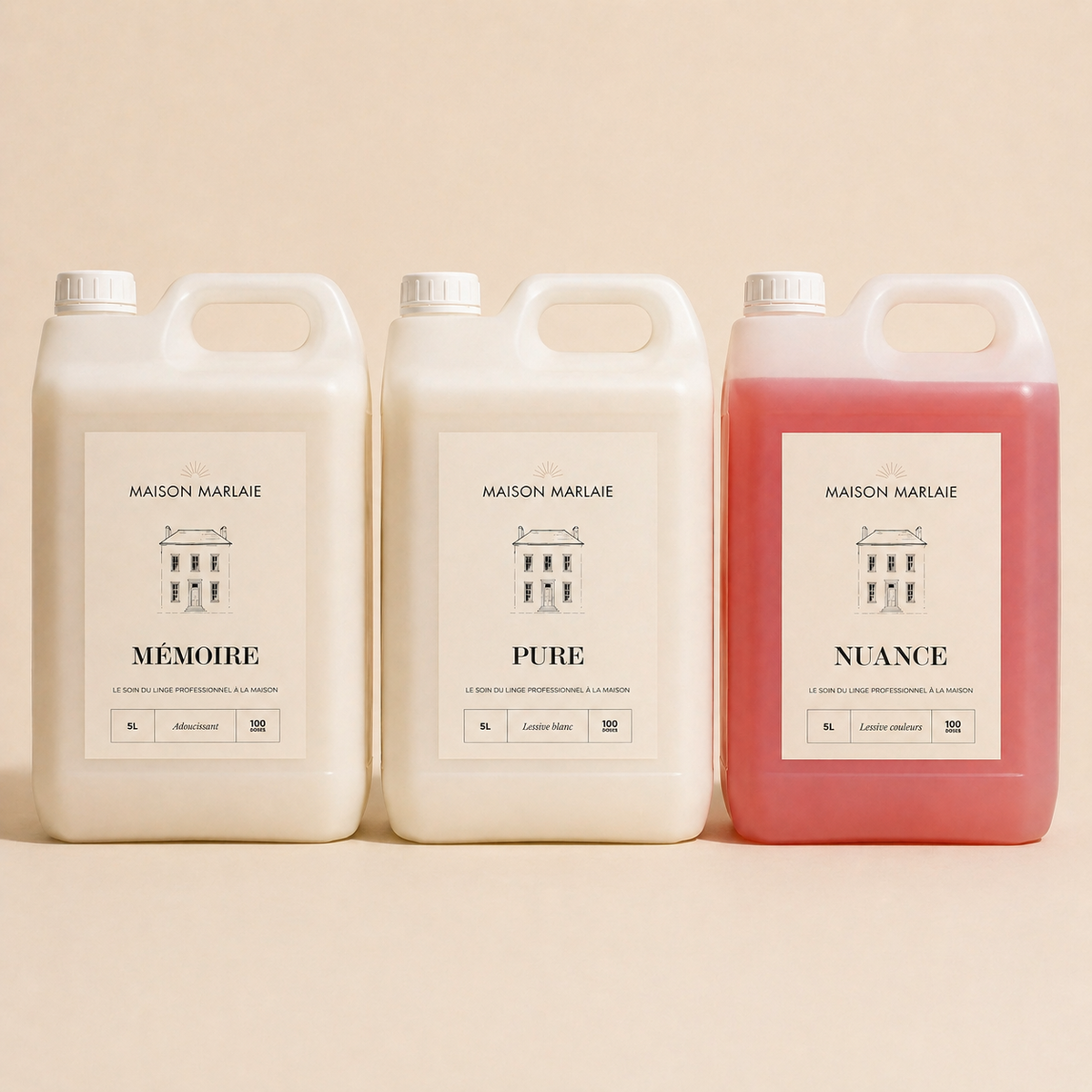 Maison Marlaie Essential - MÉMOIRE PURE NUANCE, 3 x 5L Professional