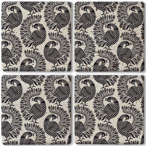 Stone Coaster Set - Rosalie