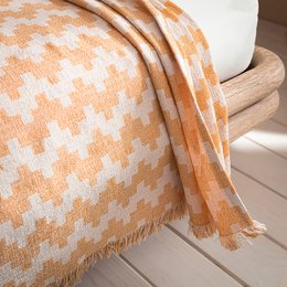 Cover throw GOFIS HOME  Summer waves Honey Brown 466/ 12