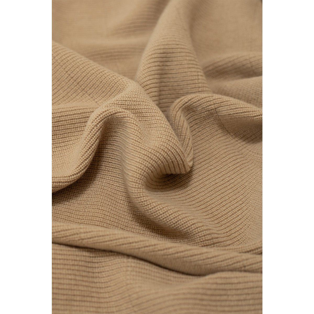Couverture pour bébé en laine / Couverture pour enfants tricotée - Laine mérinos - Biscotti
