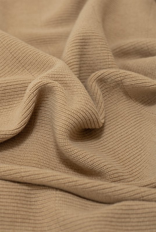 Couverture pour bébé en laine / Couverture pour enfants tricotée - Laine mérinos - Biscotti