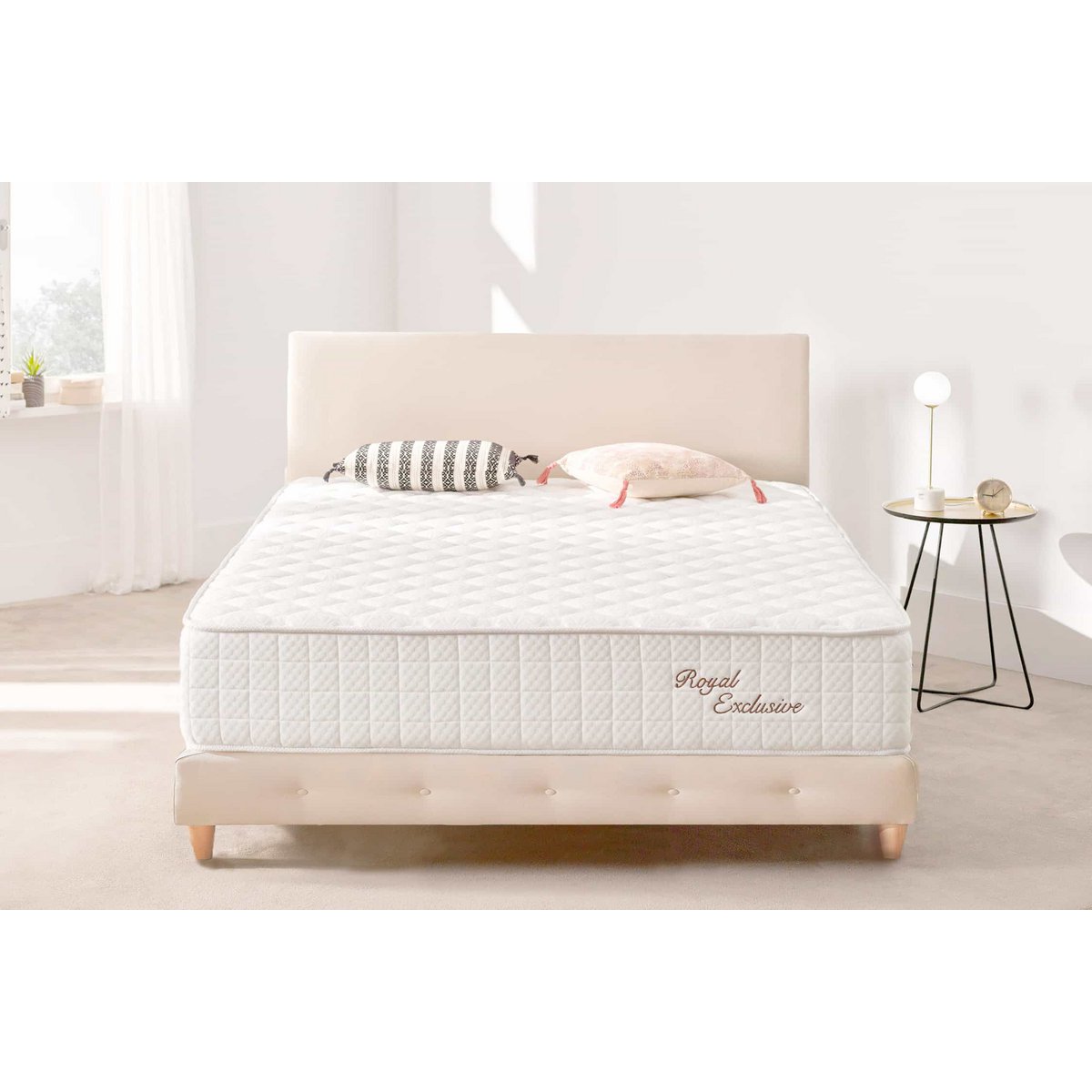 Royal Exclusive PocketSprings madras -White - Tykkelse: 30 cm - Moonia