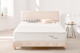 Royal Exclusive Pocksprings Mattress - White - Grubość: 30 cm - Moonia