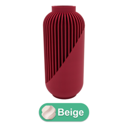 Orion 3D vase - 3D printet vase - Bæredygtig PLA - Velegnet til kunstige blomster