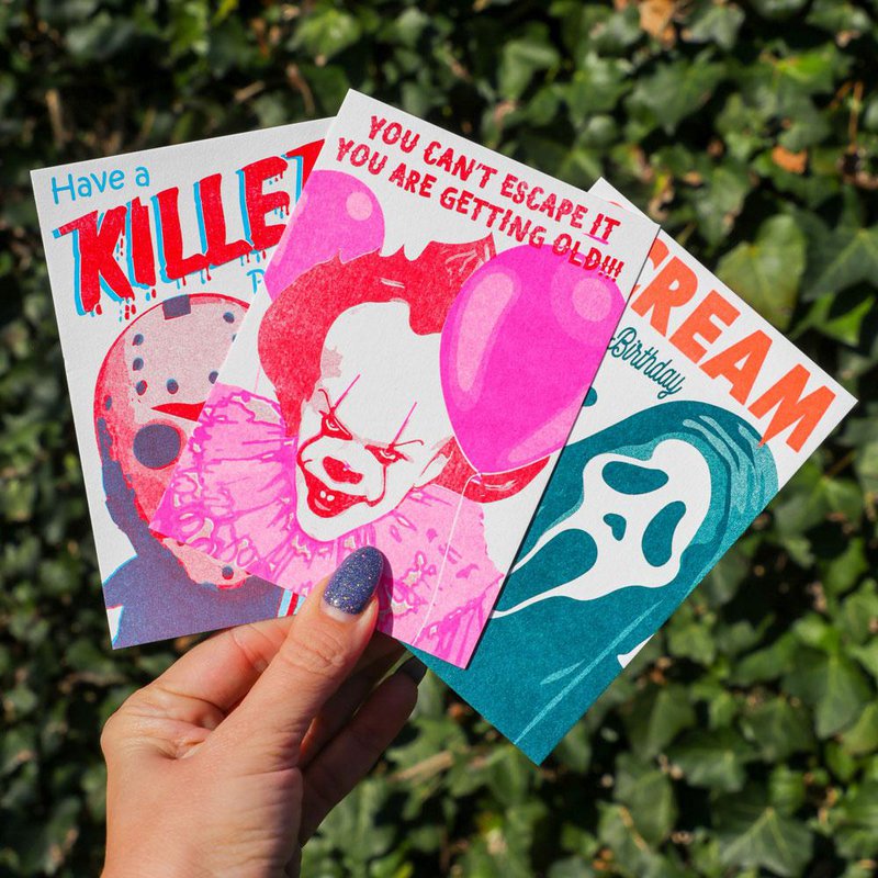 Riso print Pennywise you can't escape it