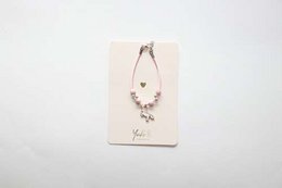 Kordelarmband für Kinder - Einhorn - Zauberhafte Rose