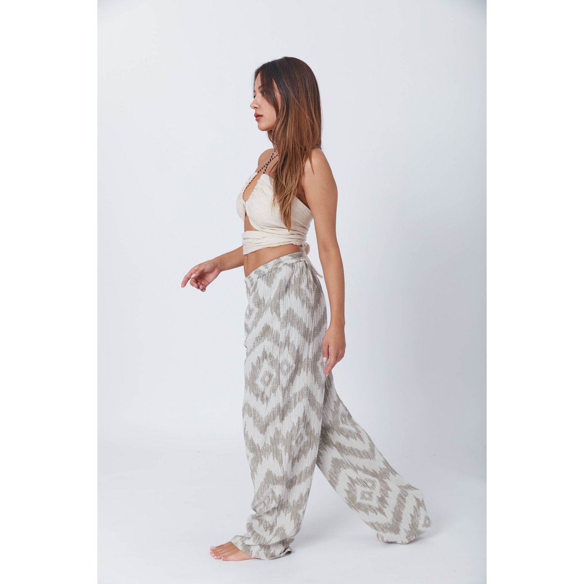 Guru Green Muslin Pants