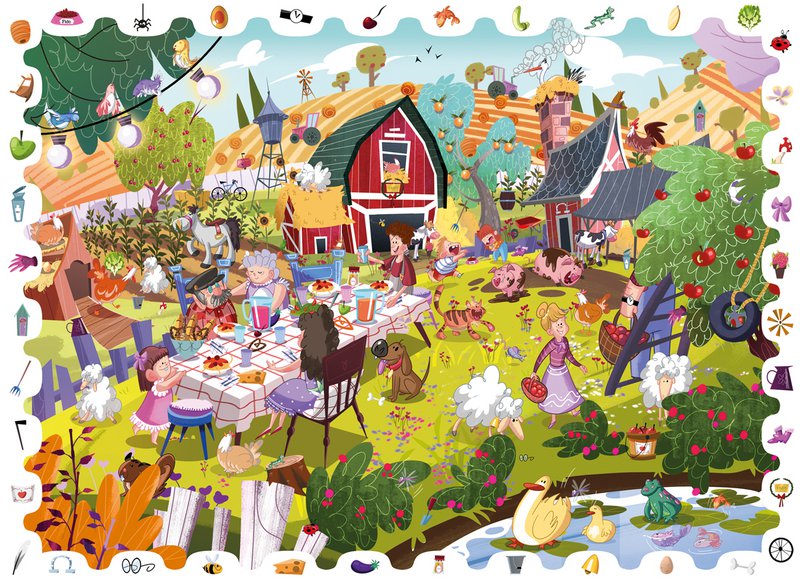 Puzzle detektywistyczne - Farma