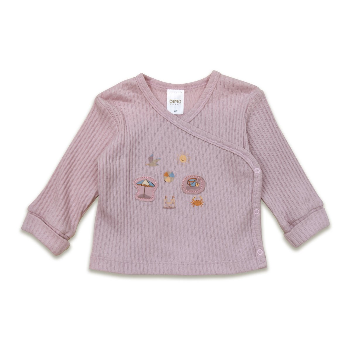 Wickeljacke - Ajour rosa