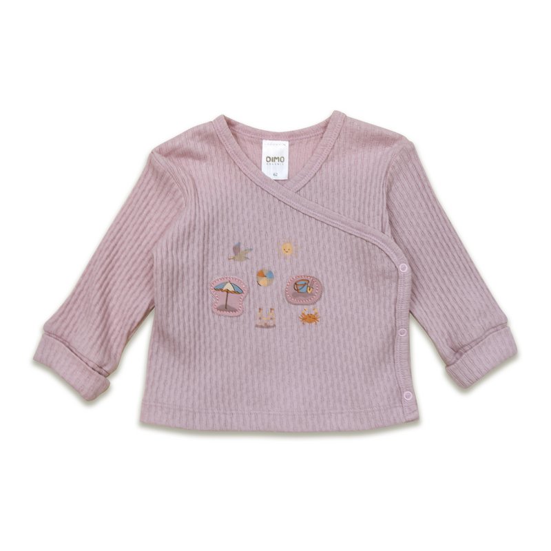 Wickeljacke - Ajour rosa