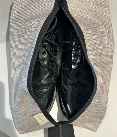 Shoe bag Almond
