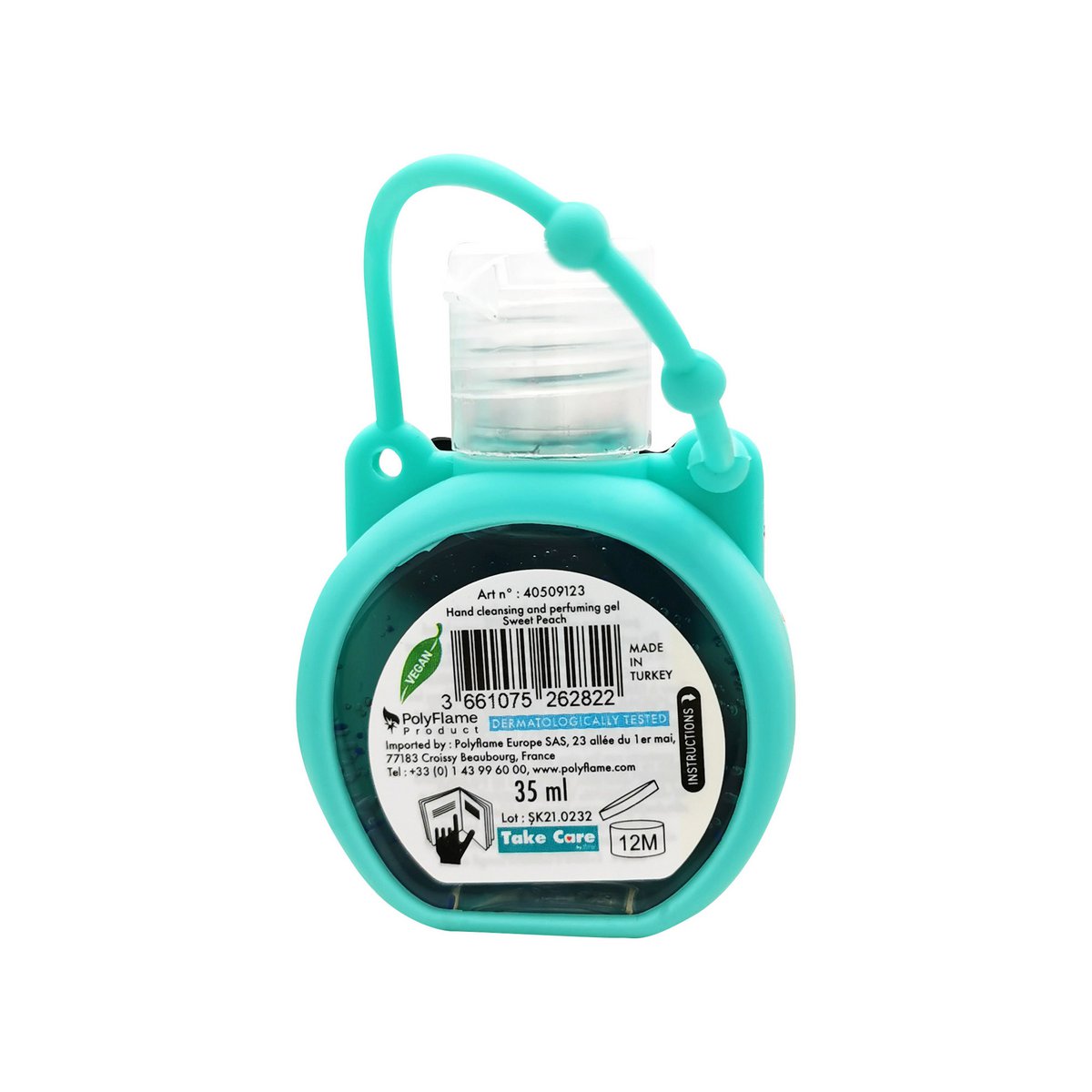 SUPER CUTE cleansing hand gel with silicone case 35 ml