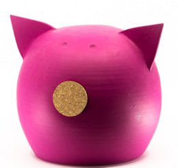 Handgefertigtes Tafel-Sparschwein aus Keramik – The Chalk Collection