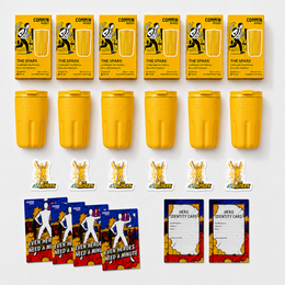 THE SPARK Set | 6 Same Colour Mug Collection | Pulse Yellow