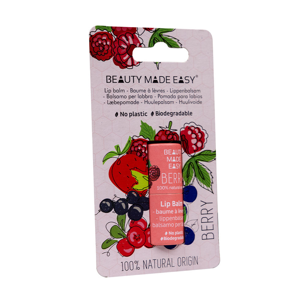 BERRY - Bálsamo labial en tubo de papel
