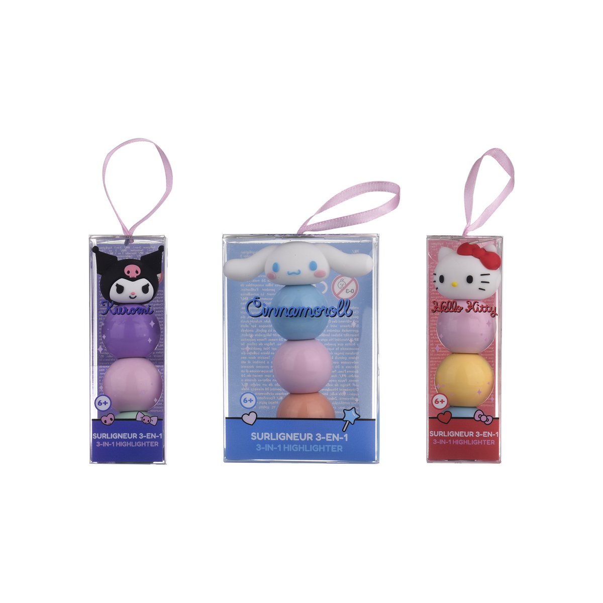 Hello Kitty & Friends 3-in-1 markeerstift met 3D-figuurtje