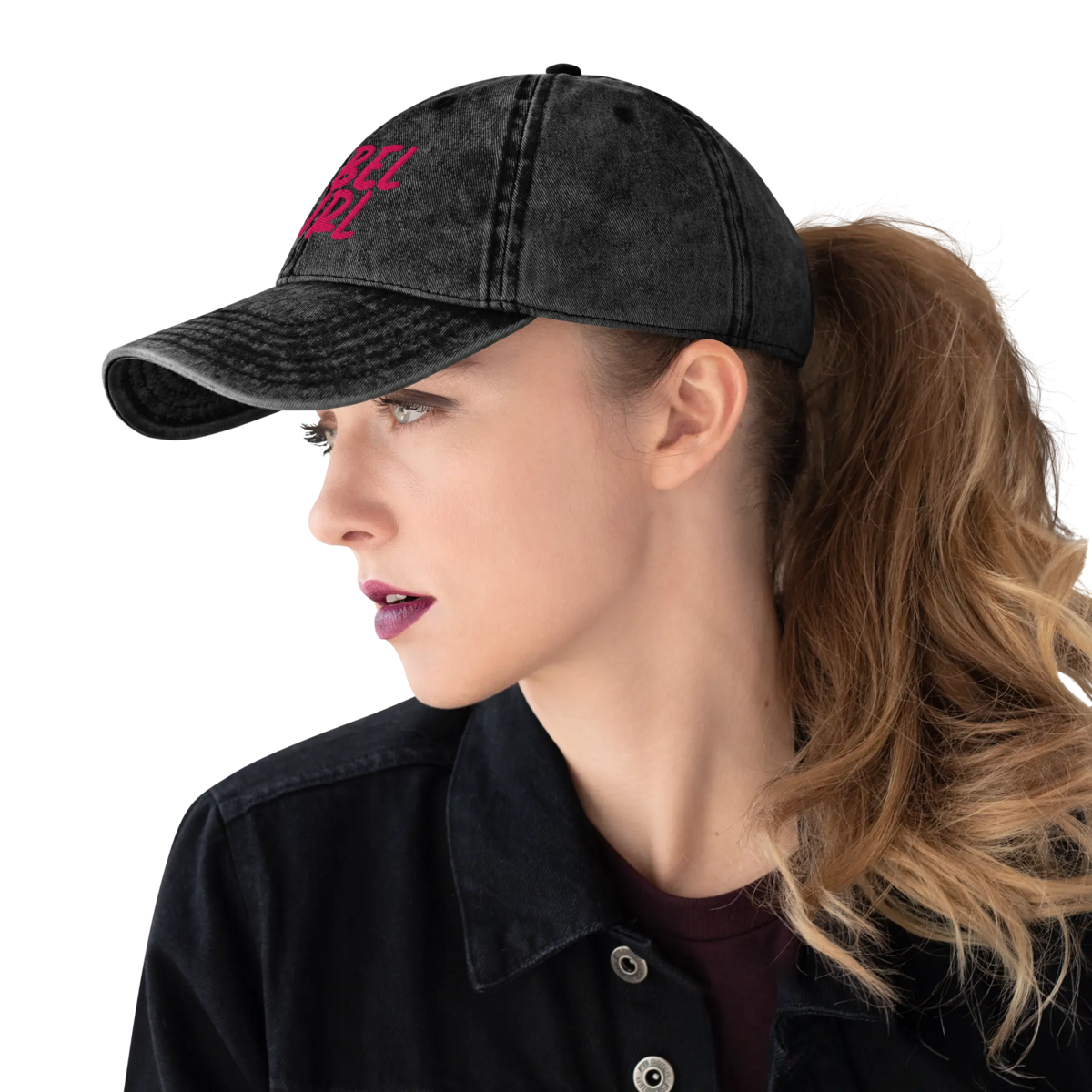 Vintage Cap REBEL GIRL Vintage Cotton Twill Cap