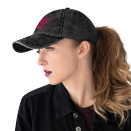 Vintage Cap REBEL GIRL Vintage Cotton Twill Cap