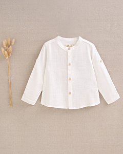 Babyjongen shirt met lange mouwen met Mao Collar M133-29501284