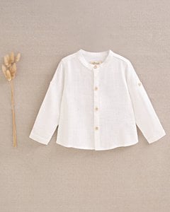 Babyjongen shirt met lange mouwen met Mao Collar M133-29501284