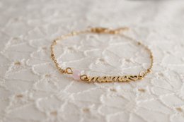 Bracelet Mama & Quartz Rose - Or