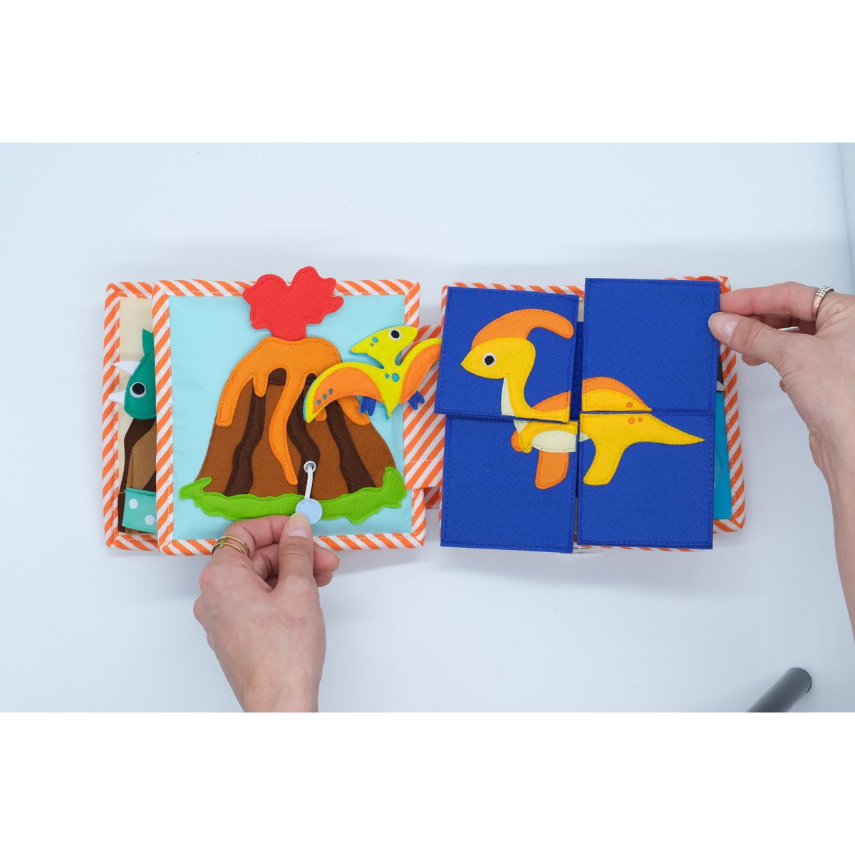 Dinosaur Friends – 6 Page Mini Quiet Book