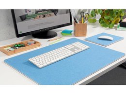 Mouse pad EYE STYLE l.grey-blue 250x200x7mm