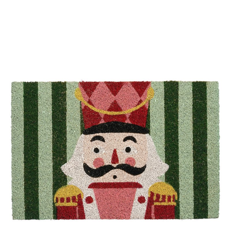 Doormat nutcracker green